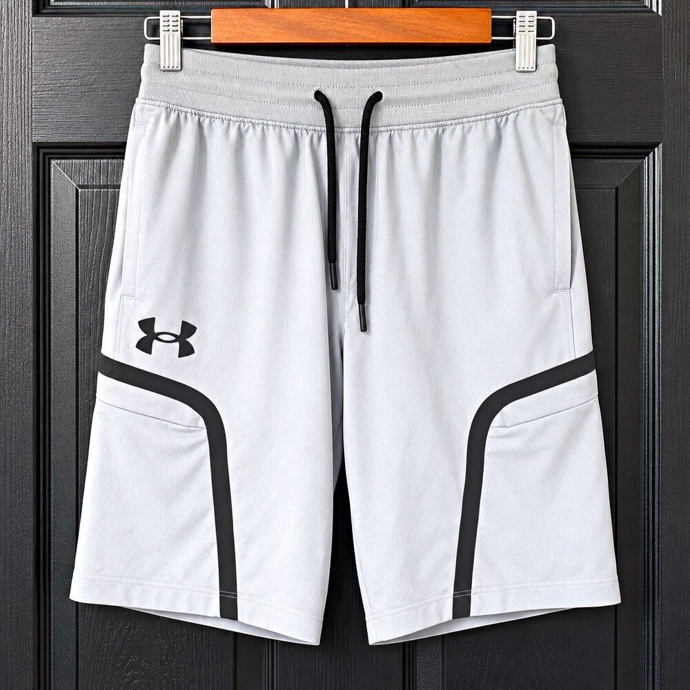 Under Armour Sportstyle Elite Cargo Shorts Men’s Small Gray NWT Techwear 10”